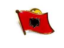 Albanian Flag Pin