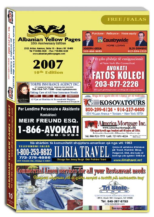 Albanian Yellow Pages 2007